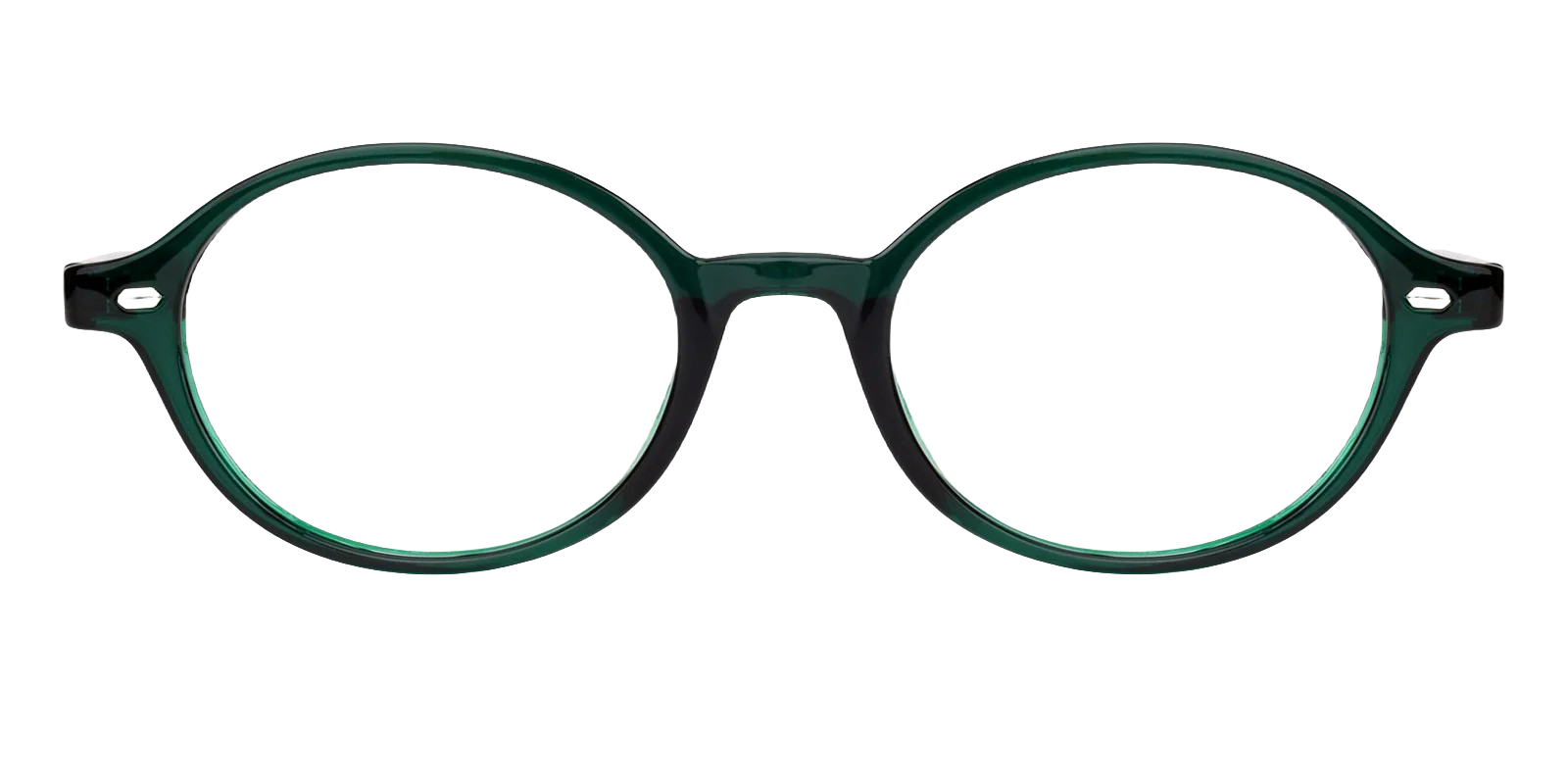 Cheap Glasses W72351 Green Oval-14195